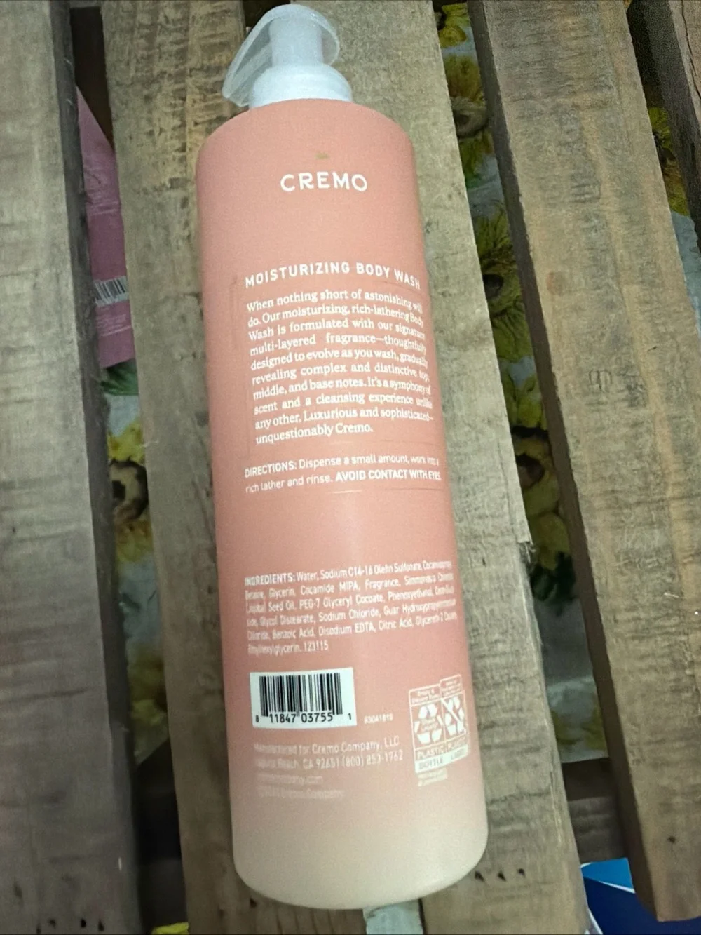 Cremo Wild Iris Musk Body Wash -